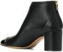 Ferragamo Vara Chain Detail Booties Black - Thumbnail 3