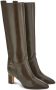 Ferragamo Vara chain knee-high boots Brown - Thumbnail 2