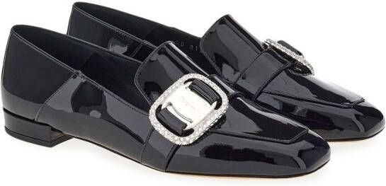 Ferragamo Vara chain loafers Black