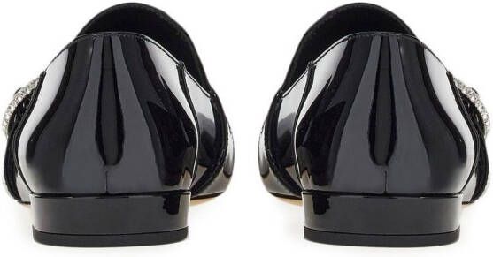Ferragamo Vara chain loafers Black