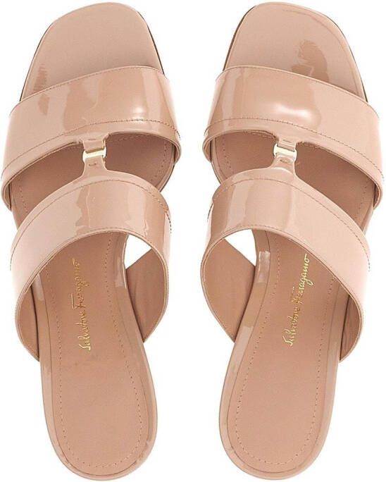 Ferragamo Vara chain sandals Neutrals