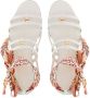 Ferragamo Vara lace-up sandals White - Thumbnail 4