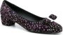 Ferragamo Vara sequin-embellished pumps Black - Thumbnail 2