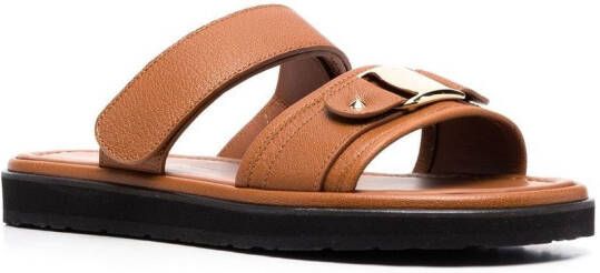 Ferragamo Vara touch-strap sandals Brown