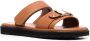 Ferragamo Vara touch-strap sandals Brown - Thumbnail 2