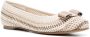 Ferragamo Varina crochet ballet flats Neutrals - Thumbnail 2