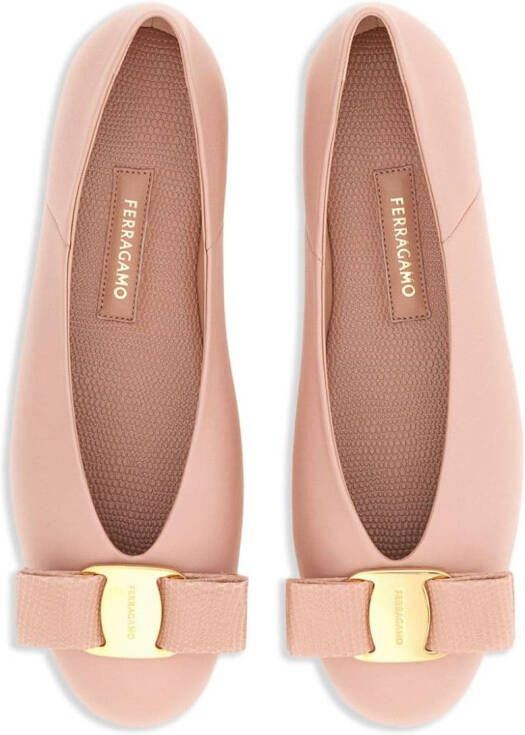 Ferragamo Vara ballerina shoes Pink