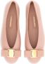 Ferragamo Varina leather ballerina shoes Pink - Thumbnail 4