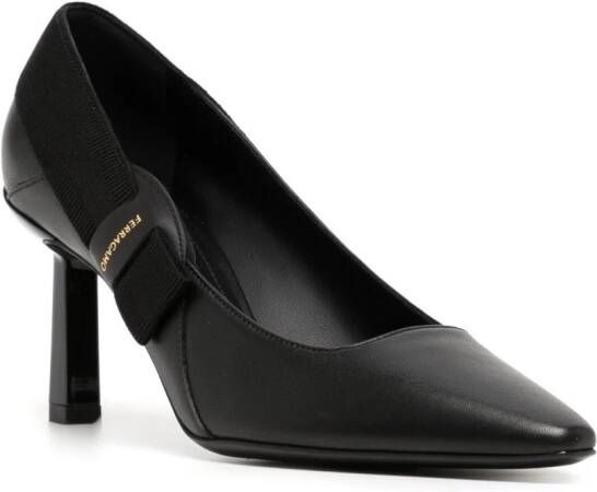 Ferragamo Vissia 70mm leather pumps Black