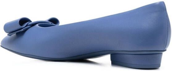 Ferragamo Viva 25mm pointed-toe pumps Blue