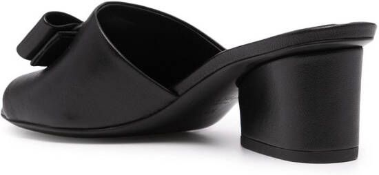 Ferragamo Viva Bow 60mm mules Black