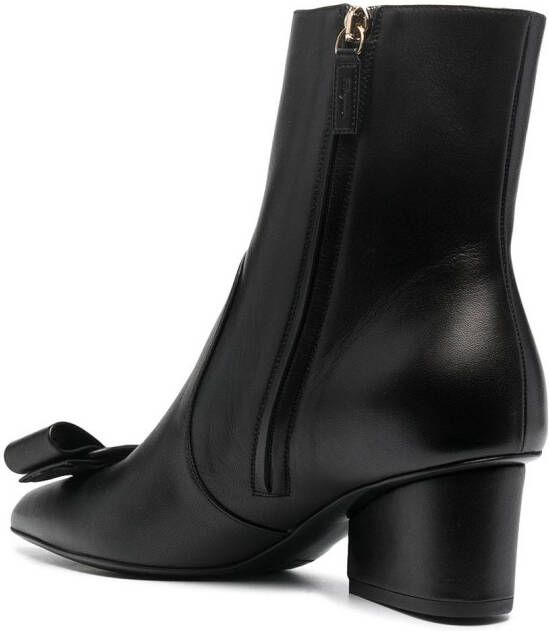 Ferragamo Viva bow-detail boots Black