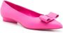 Ferragamo Viva bow-detail leather ballerina shoes Pink - Thumbnail 2