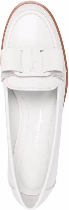 Ferragamo Viva bow-embellished loafers White