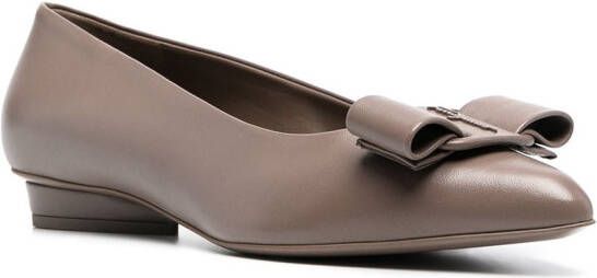 Ferragamo Viva pointed-toe flats Neutrals