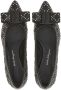 Ferragamo Viva rhinestone-embellished ballet flats Black - Thumbnail 4