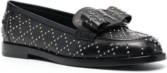 Ferragamo Viva studded loafers Black