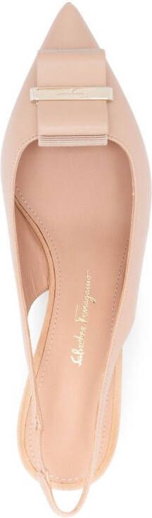 Ferragamo Willis 70mm pumps Neutrals