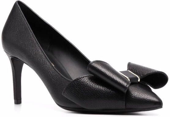 Ferragamo Zoey bow-detail pumps Black