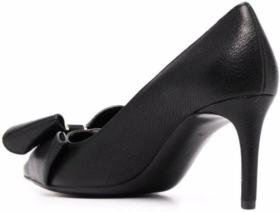 Ferragamo Zoey bow-detail pumps Black