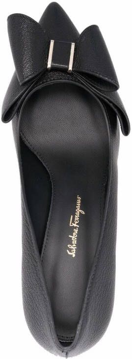 Ferragamo Zoey bow-detail pumps Black