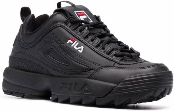 Fila disruptor low trainers Black