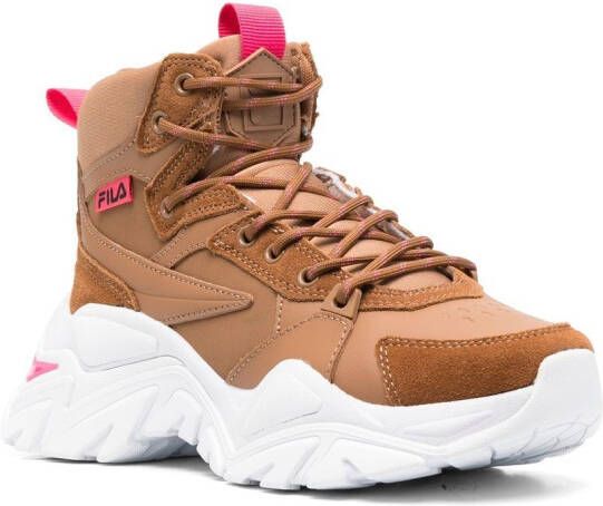 Fila Electrove Desert high-top sneakers Brown