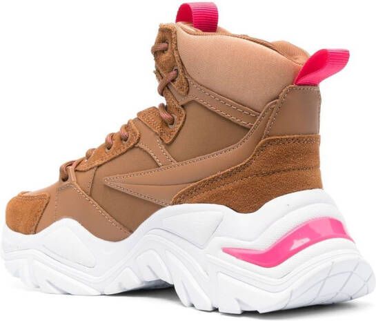 Fila Electrove Desert high-top sneakers Brown