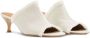 Filippa K 60mm frayed-edge canvas sandals White - Thumbnail 2