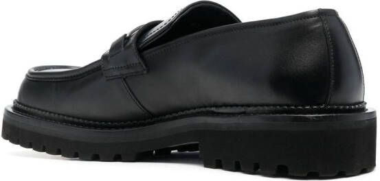 Filippa K square-toe suede loafers Black