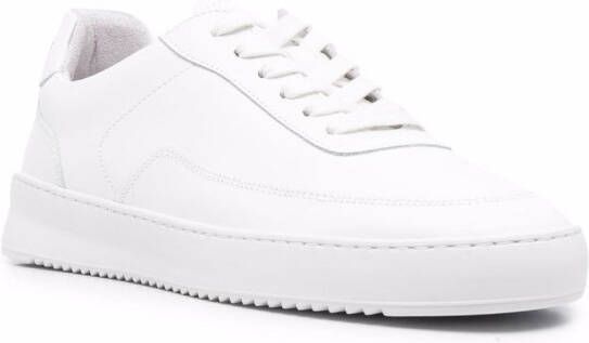 Filling Pieces branded heel-counter sneakers White