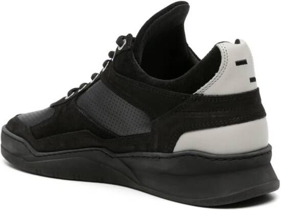 Filling Pieces Ghost panelled sneakers Black