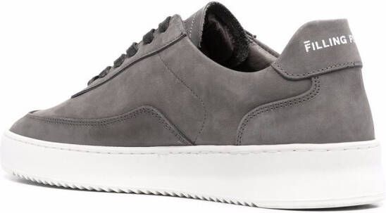 Filling Pieces leather low-top sneakers Grey