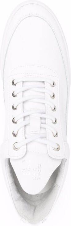Filling Pieces logo low-top sneakers White