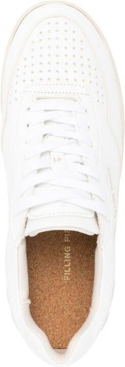 Filling Pieces perforated low-top sneakers White