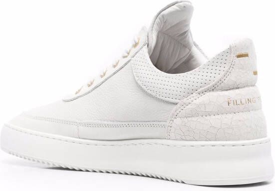 Filling Pieces Top Ripple leather sneakers White