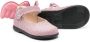 Florens appliqué-detail leather sandals Pink - Thumbnail 2