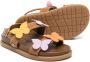 Florens appliqué-detail suede sandals Brown - Thumbnail 2