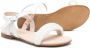 Florens bead-embellished leather sandals White - Thumbnail 2
