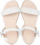 Florens bead-embellished leather sandals White - Thumbnail 3