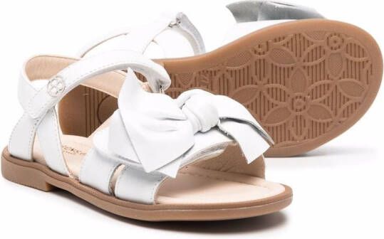 Florens bow-detail sandals White