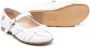Florens bow-embellished leather ballerina shoes White - Thumbnail 2