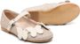 Florens butterfly-appliqué leather ballerina shoes Neutrals - Thumbnail 2