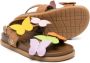 Florens butterfly-appliqué leather sandals Brown - Thumbnail 2