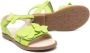 Florens butterfly-appliqué leather sandals Green - Thumbnail 2