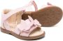 Florens butterfly-appliqué leather sandals Pink - Thumbnail 2