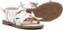 Florens butterfly-motif leather sandals White - Thumbnail 2