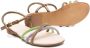 Florens crystal-embellished leather sandals Purple - Thumbnail 2