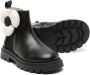 Florens floral-appliqué leather Chelsea boots Black - Thumbnail 1