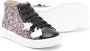Florens glitter-detail lace-up sneakers Pink - Thumbnail 2